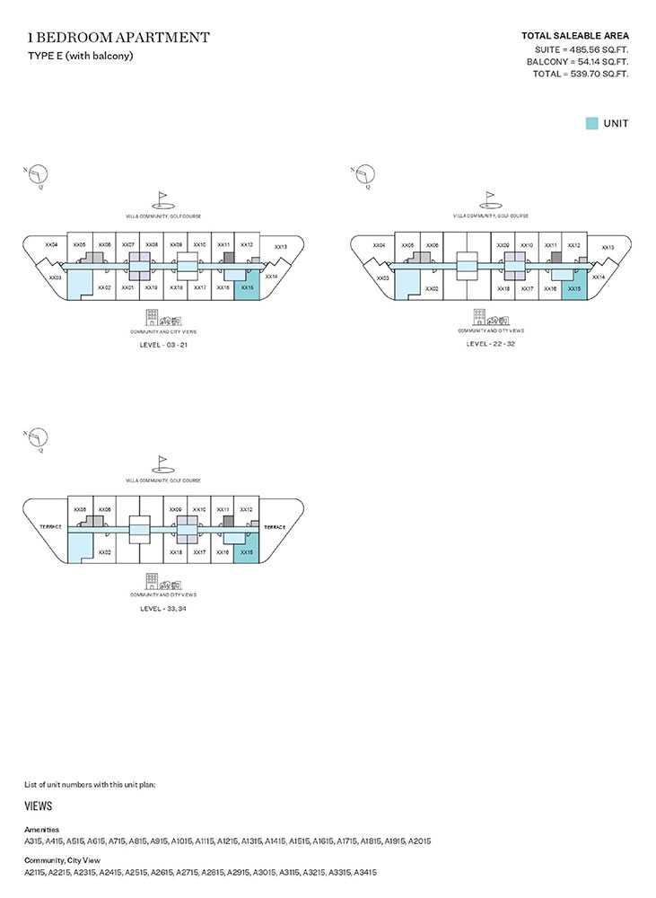 Type E - Sobha Orbis
